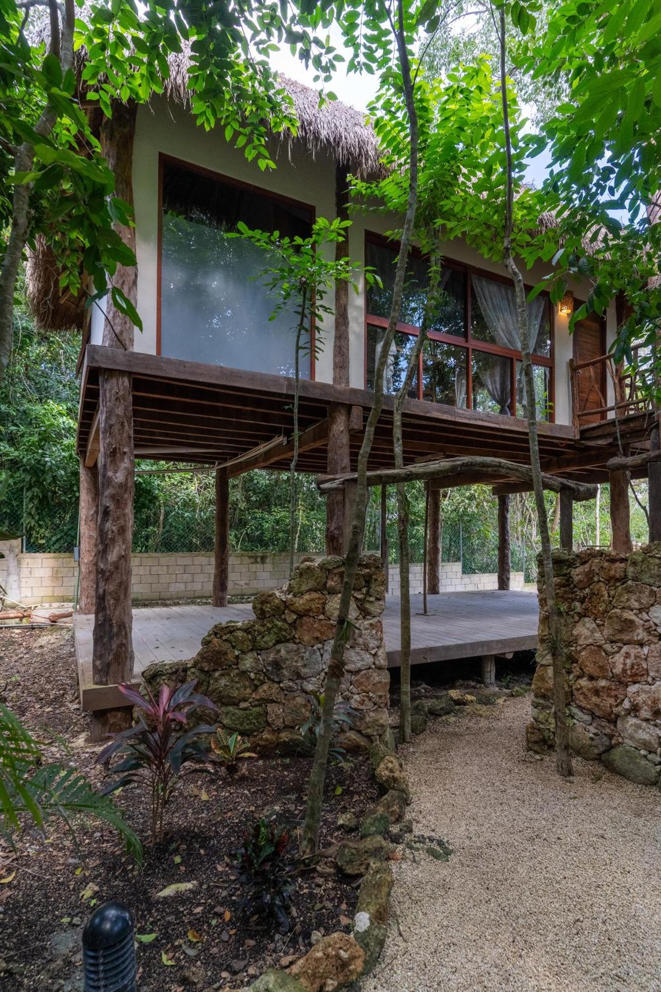 Xoot Ka Ana Villa Cielo Bacalar Bagian luar foto
