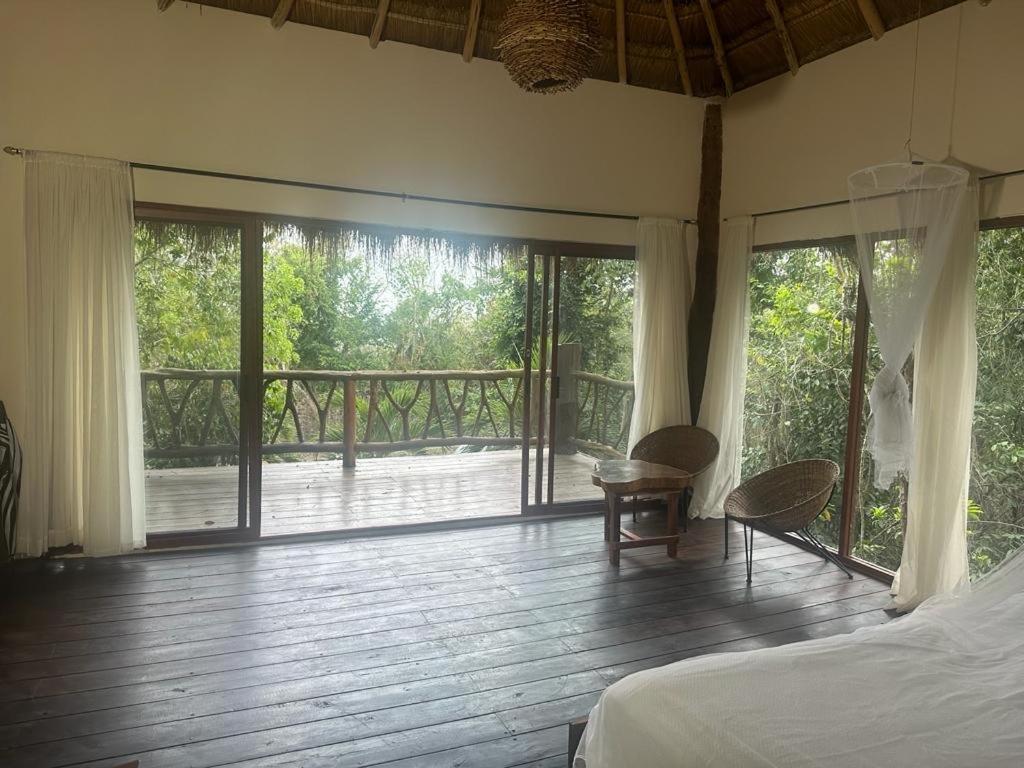 Xoot Ka Ana Villa Cielo Bacalar Bagian luar foto